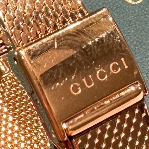 Gucci Gold Watch with Tricolor Dial - Picture 10 of 10